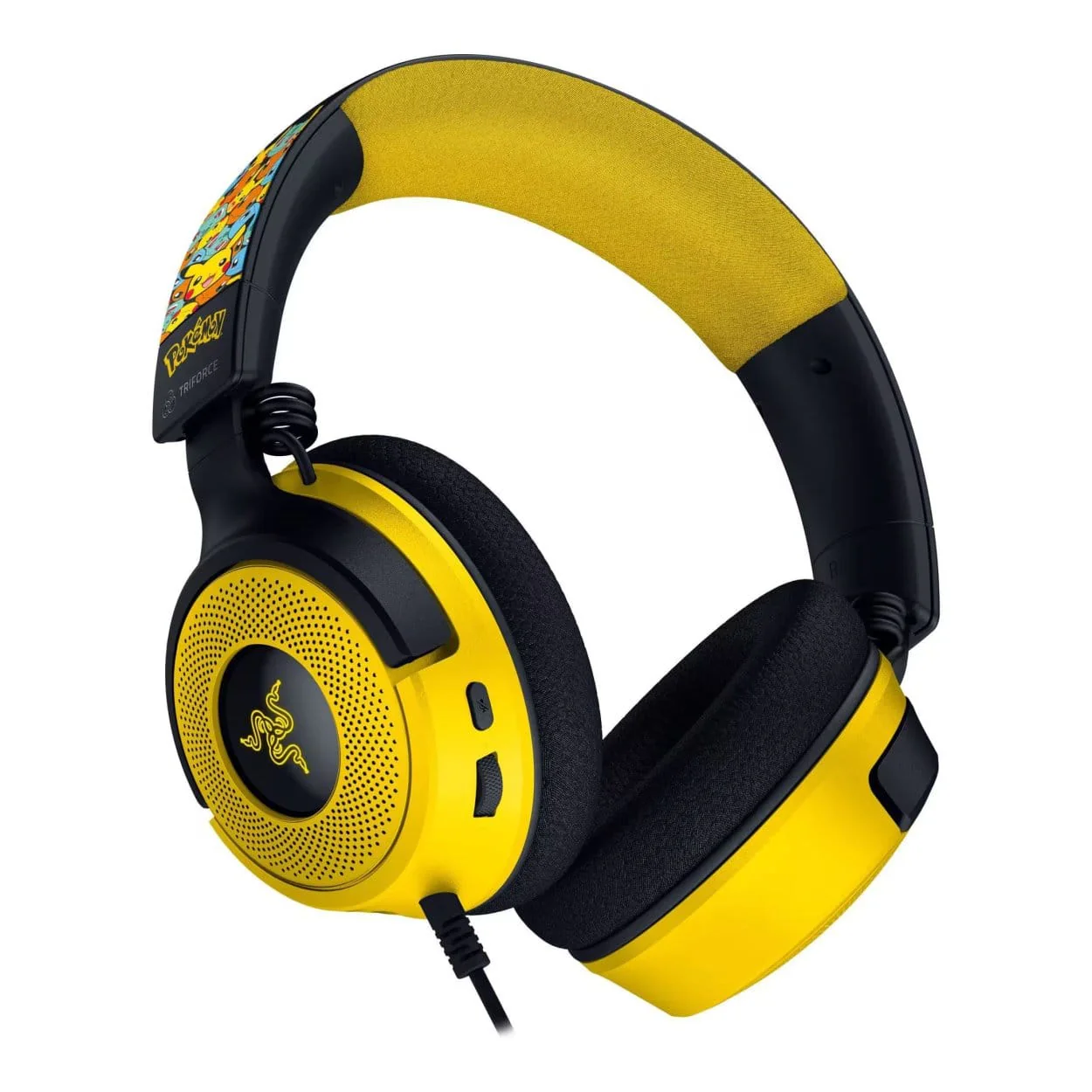 Razer Kraken V4 X Chroma RGB Pokemon Kanto Starters Edition USB Gaming Headset - Yellow RZ04-05180300-R3M1 - Image 2
