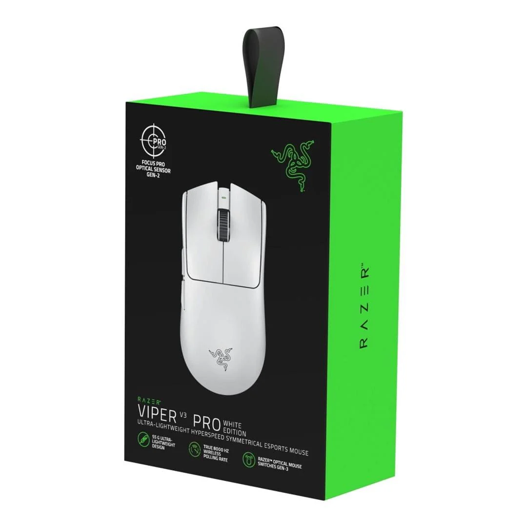 Razer Viper V3 Pro Wireless Gaming Mouse White RZ01-05120200-R3G1