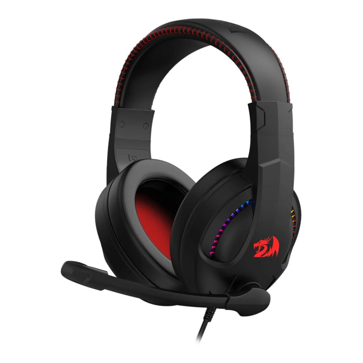 Redragon H211 Cronus Surround Sound RGB Wired Gaming Headset Black RD-H211-RGB - Image 4