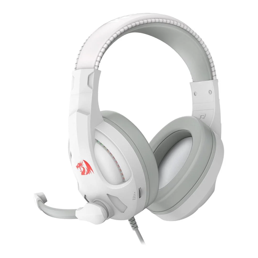Redragon H211 Cronus Surround Sound RGB Wired Gaming Headset White RD-H211W-RGB