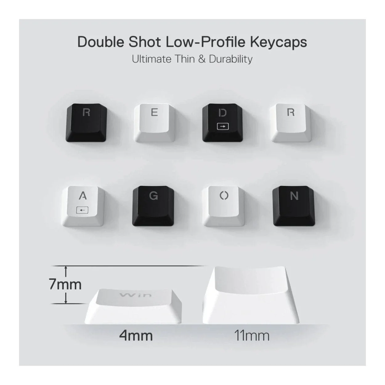 Redragon K632 Horus Mini RGB Wired Gaming Keyboard White RD-K632W-RGB - Image 2