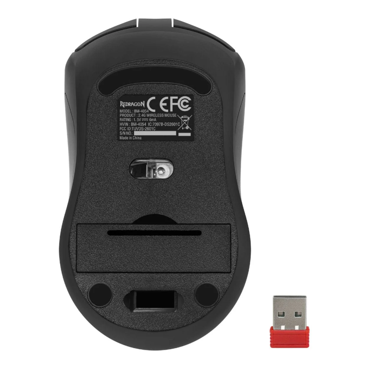 Redragon RF Wireless Mouse Black RD-BM-4054 - Image 5
