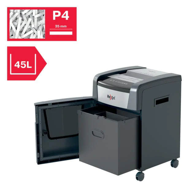Rexel Momentum Extra XP418+ Jam Free Cross Cut Paper P4 Shredder 301062 - Image 3