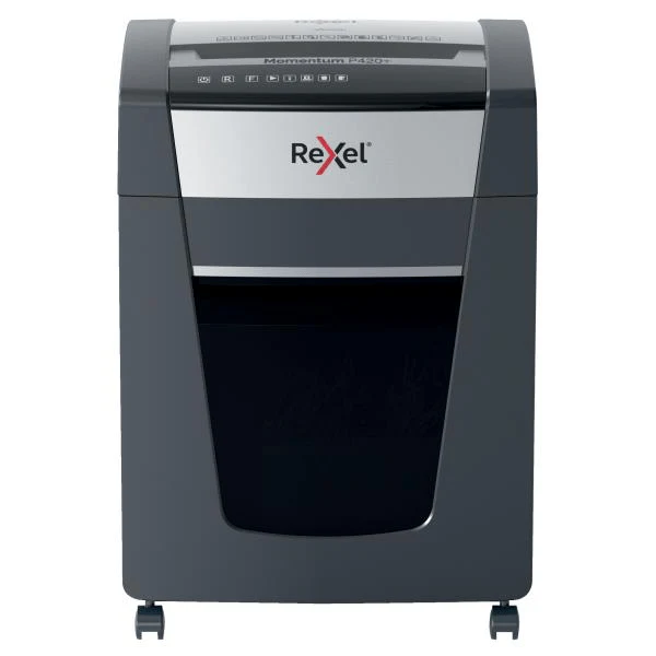 Rexel Momentum P420+ Jam Free Cross Cut Paper Shredder 301087