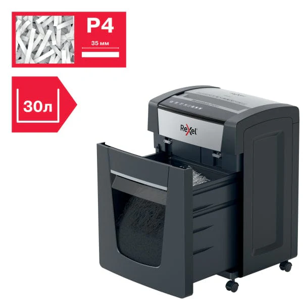 Rexel Momentum P420+ Jam Free Cross Cut Paper Shredder 301087 - Image 3