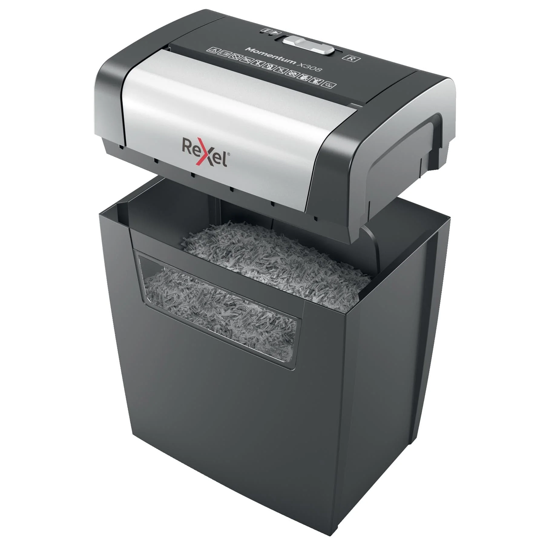 Rexel Momentum X308 Cross Cut P3 Paper Shredder 303004 - Image 3