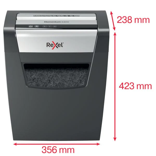 Rexel Momentum X410 Cross Cut P4 Paper Shredder 303010 - Image 10