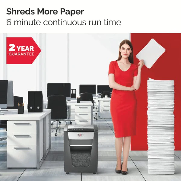 Rexel Momentum X410 Cross Cut P4 Paper Shredder 303010 - Image 7