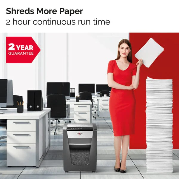 Rexel Momentum X415 15 Sheet Cross Cut P4 Paper Shredder 303014 - Image 9