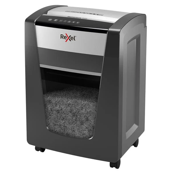 Rexel Momentum X420 P4 Cross Cut 20 Sheet Paper Shredder, 30L Bin - Image 7