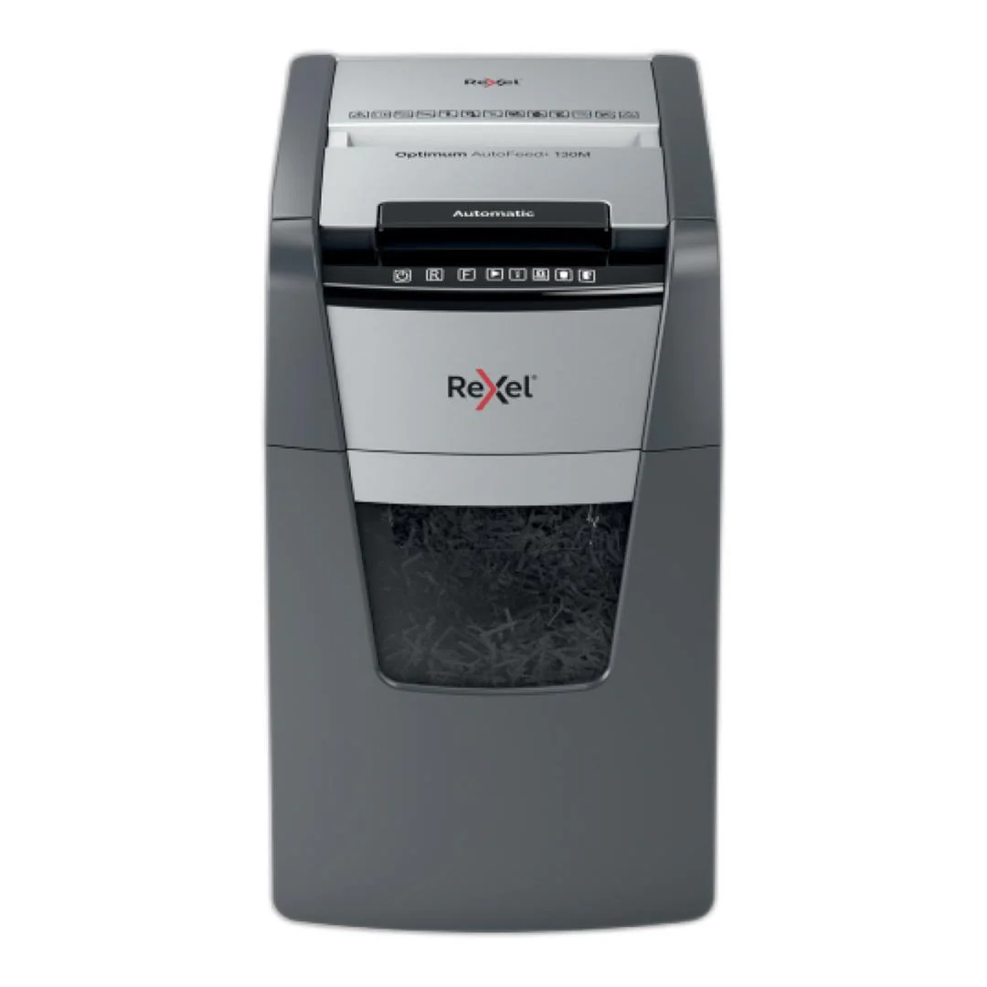 Rexel Optimum Autofeed 130M Automatic Micro Cut P5 Paper Shredder 301439