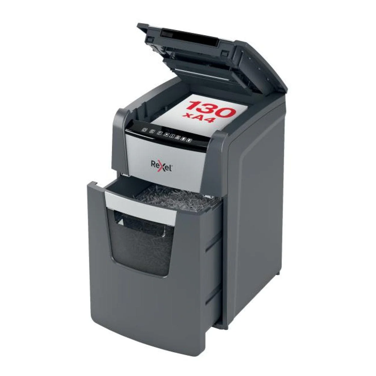 Rexel Optimum Autofeed 130M Automatic Micro Cut P5 Paper Shredder 301439 - Image 6