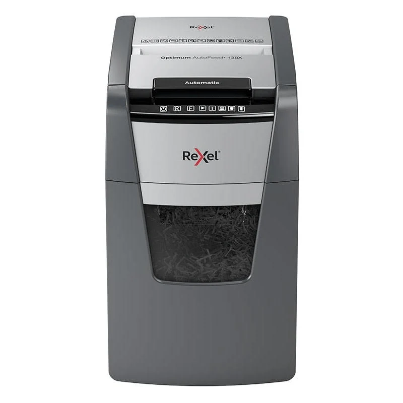 Rexel Optimum AutoFeed+ 130X Automatic Cross Cut P4 Paper Shredder 301414