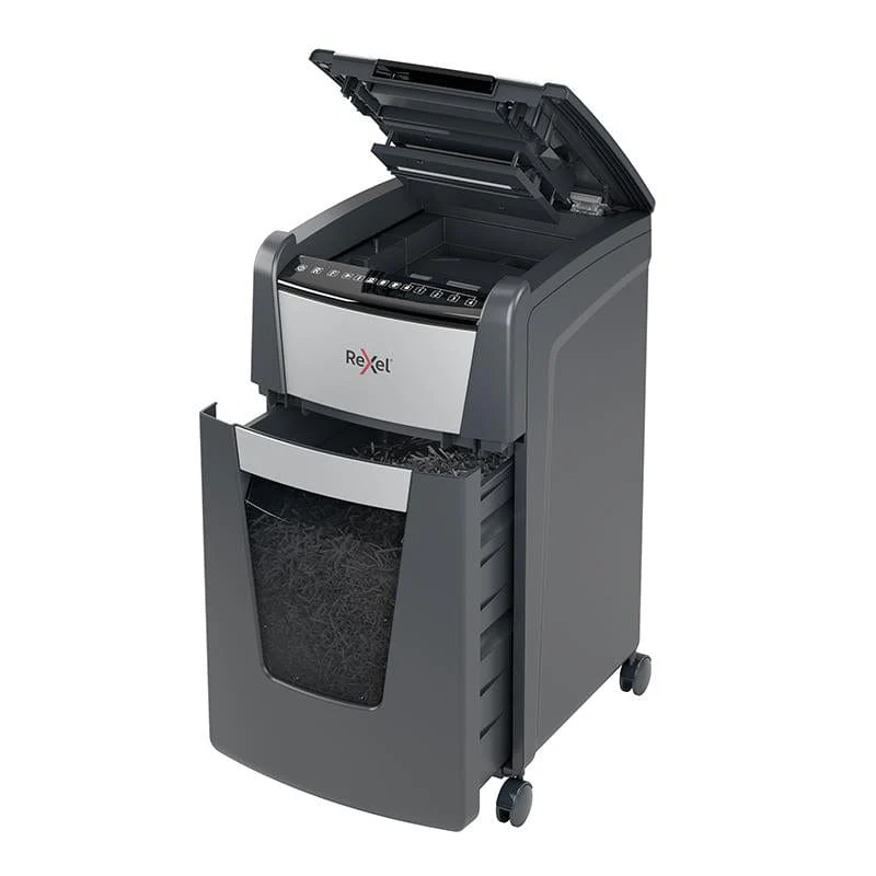 Rexel Optimum AutoFeed+ 300X Automatic Cross Cut P4 Paper Shredder 301422 - Image 9