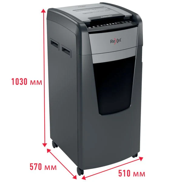 Rexel Optimum AutoFeed+ 600M P5 Micro Cut Paper Shredder - Image 4