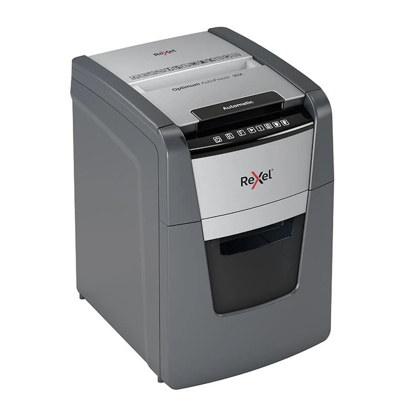 Rexel Optimum AutoFeed+ 90X Automatic Cross Cut P4 Paper Shredder 301411 - Image 6