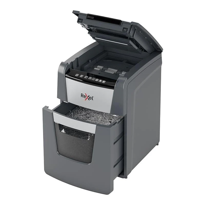 Rexel Optimum AutoFeed+ 90X Automatic Cross Cut P4 Paper Shredder 301411 - Image 8