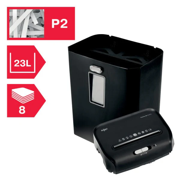 Rexel ProMax QS REX823 P4 Cross Cut Paper Shredder 300004Q - Image 4