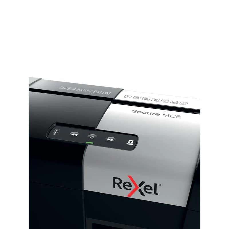 Rexel Secure MC6 Whisper-Shred Micro Cut P5 Paper Shredder - Image 4