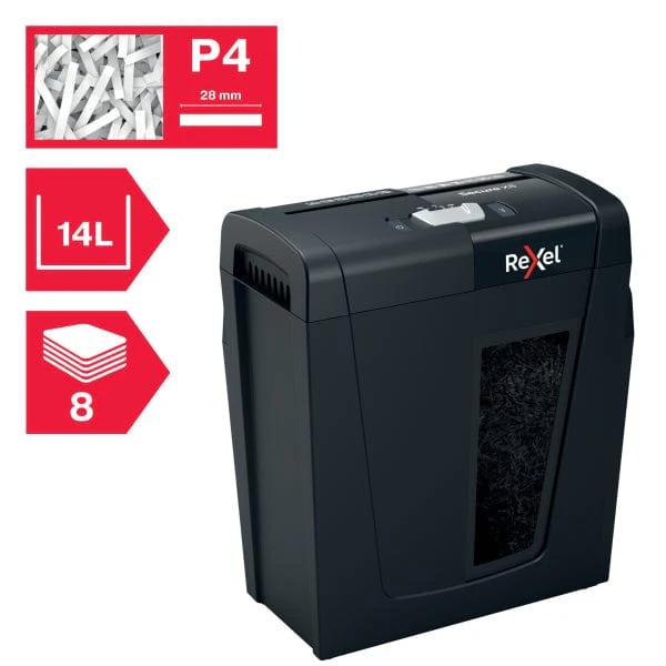 Rexel Secure X8 P4 Cross Cut Paper Shredder 303805 - Image 5