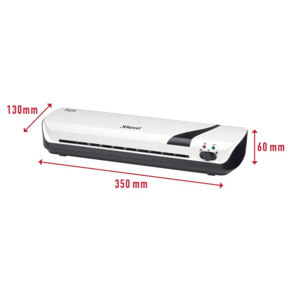 Rexel Style A4 Laminator White 340001 - Image 4