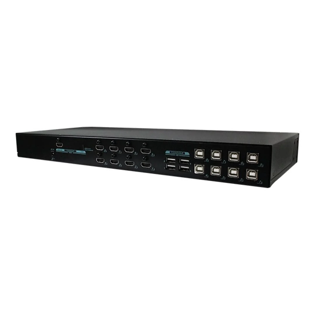 Rextron 8-ports 4K HDMI KVM Switch KNVM-08A2
