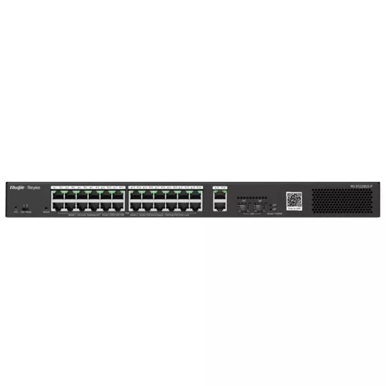 Reyee 26-port Gigabit with 24 PoE 370W 2SFP Smart Managed Switch RG-ES228GS-P - Image 2