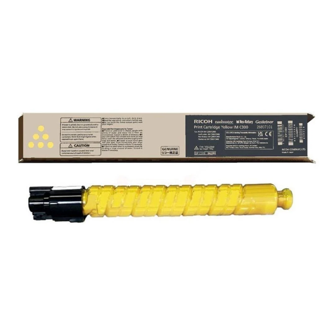 Ricoh IMC300 Yellow Toner Cartridge 6,000 Pages Original 842604 Single-pack