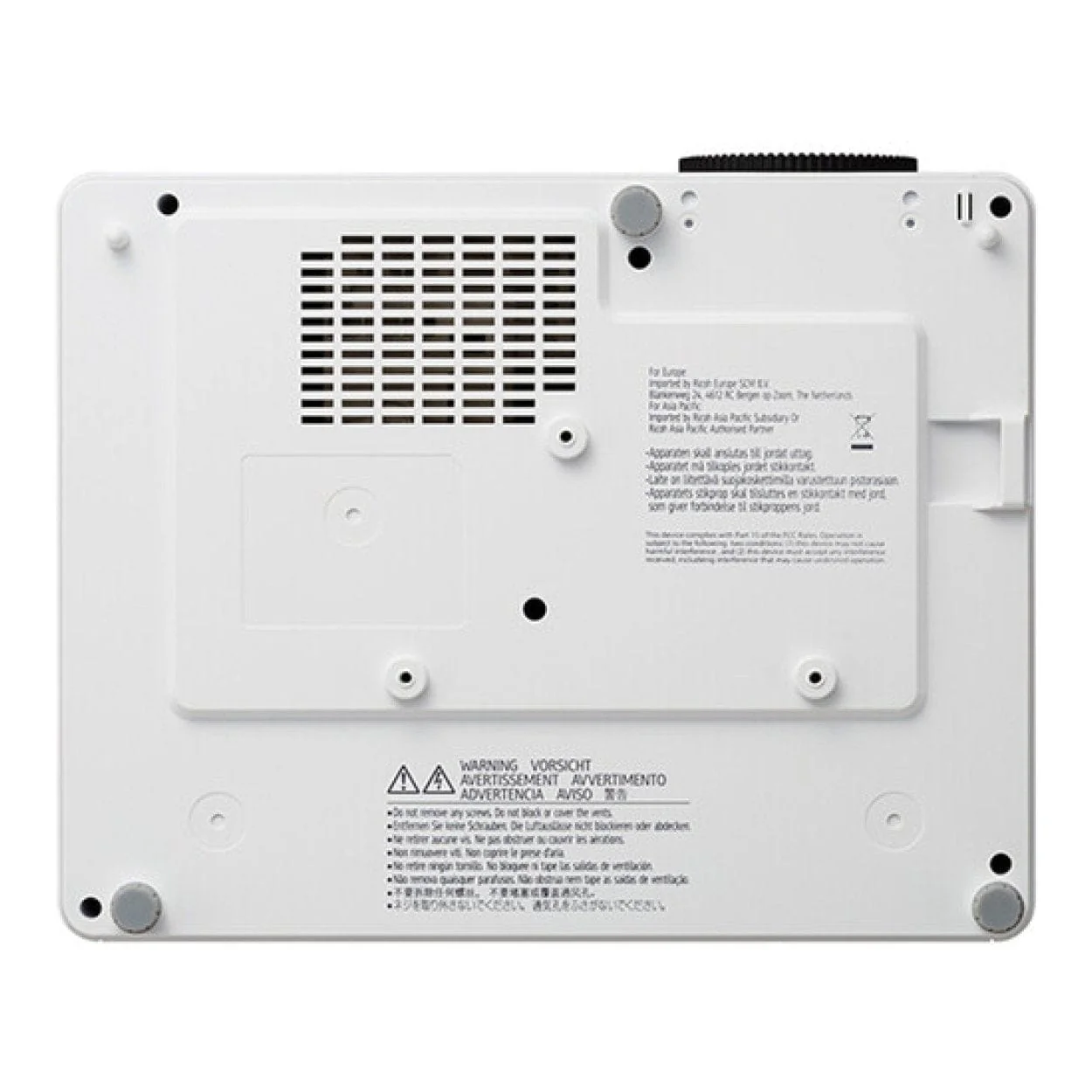 Ricoh PJ WUL5860 4000 ANSI Lumens DLP Laser Projector White 432482 - Image 5