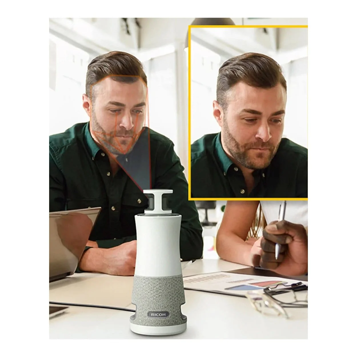 Ricoh V2 360 Meeting Hub 3-in-1 Video Conferencing Camera 432687 - Image 3