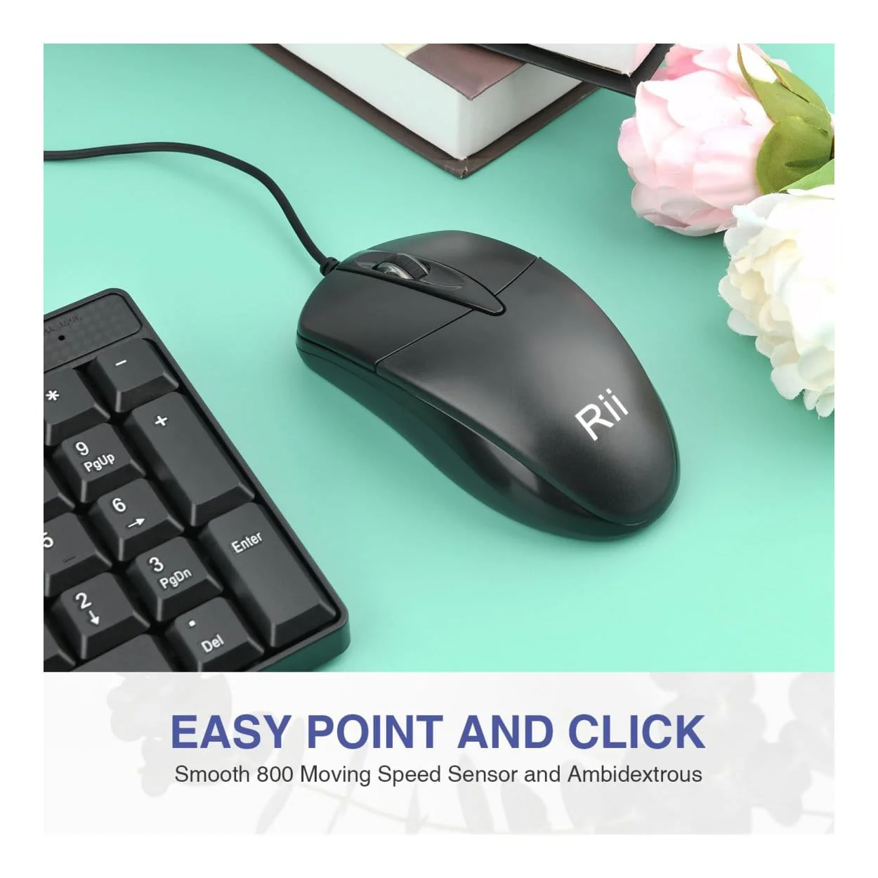 RII RK203 Wired Mouse and Keyboard Combo - Image 4