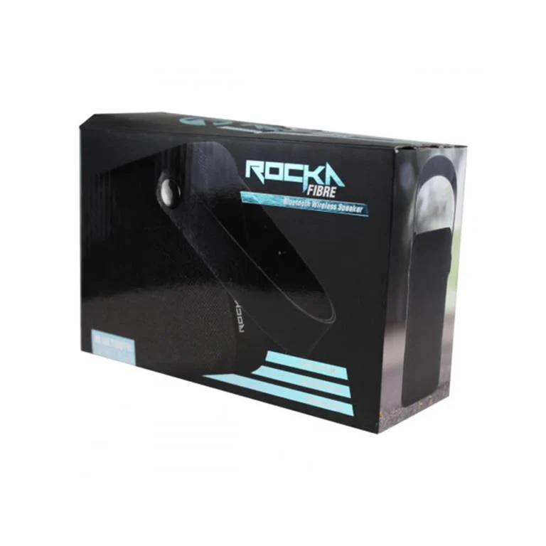Rocka Fibre Series Bluetooth Wireless Speaker with Fabric Trim Black RK-3020-BK