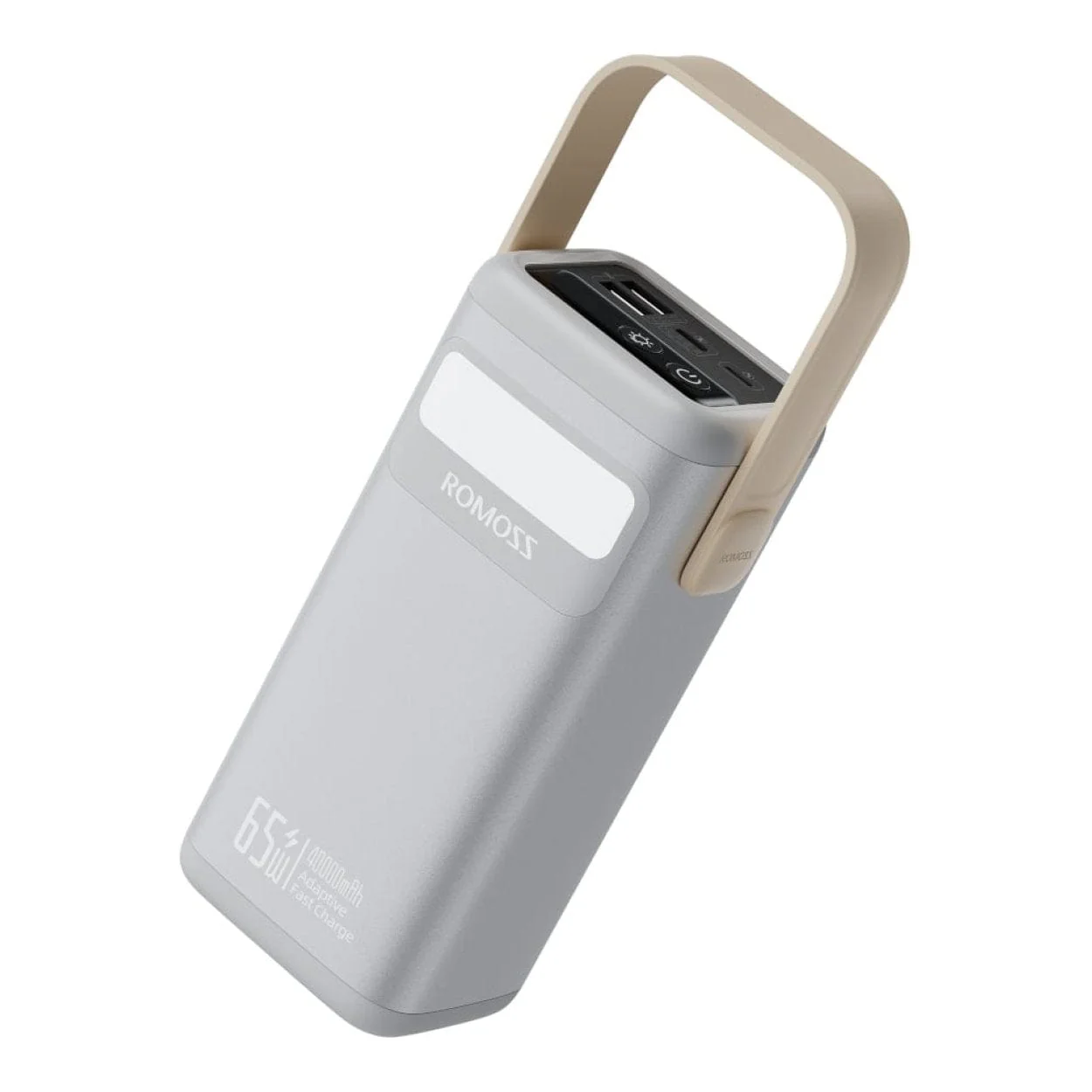Romoss PMT40 EZCarry Pro 40000mAh 65W Fast Charge Powerbank Silver PMT40-182-S133H - Image 3