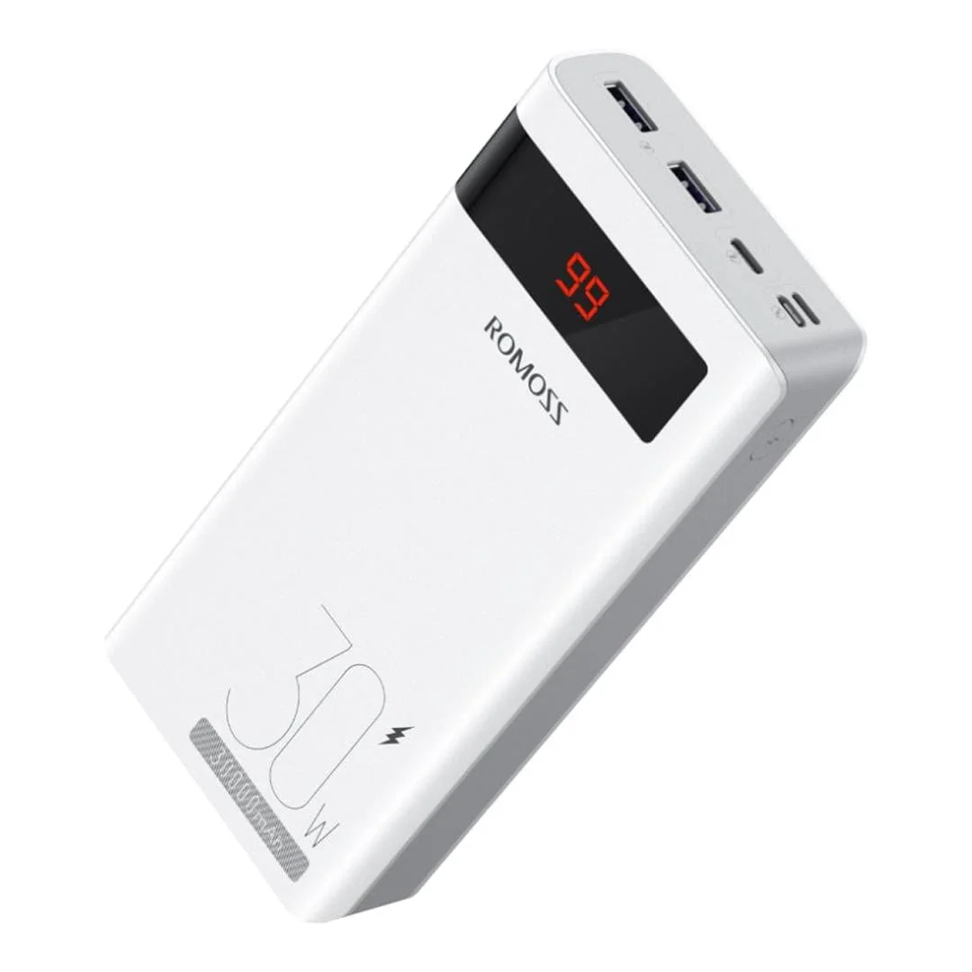 Romoss Sense 8PS Pro 30000mAh 30W Fast Charge Powerbank White PHP30-892-1133H