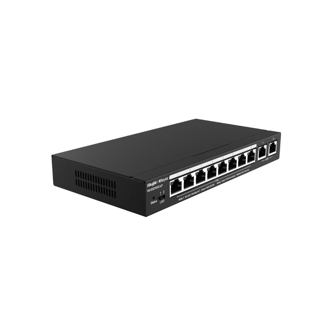 Ruijie Reyee RG-ES210GC-LP 10-port Gigabit Smart Cloud Managed PoE Switch - Image 2
