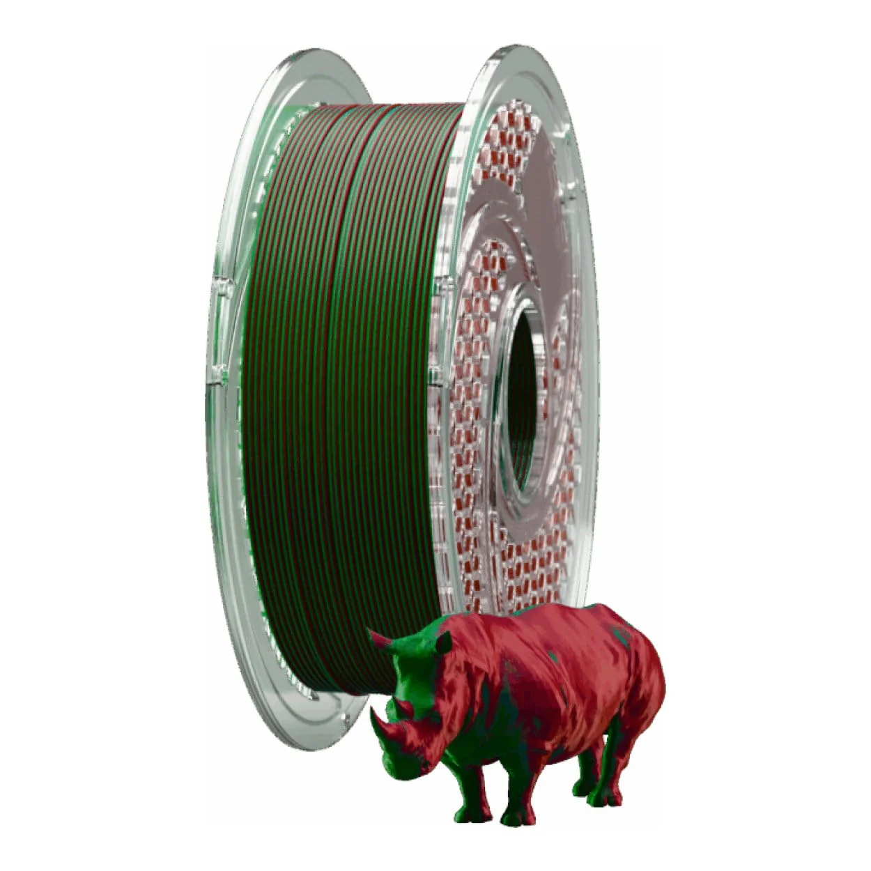 SA Filament 1.75mm Dual Silk PLA 750g Crimson Emerald SAF-PLADU-C35 - Image 2