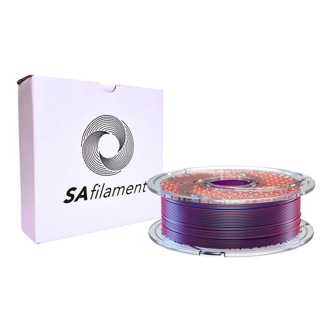 SA Filament 1.75mm Dual Silk PLA 750g Filament Blue Blood SAF-PLADU-C29