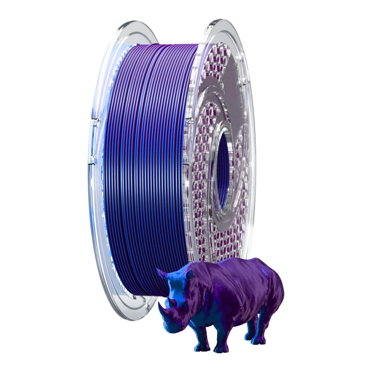 SA Filament 1.75mm Dual Silk PLA 750g Filament Indigo Majesty SAF-PLADU-C40 - Image 2