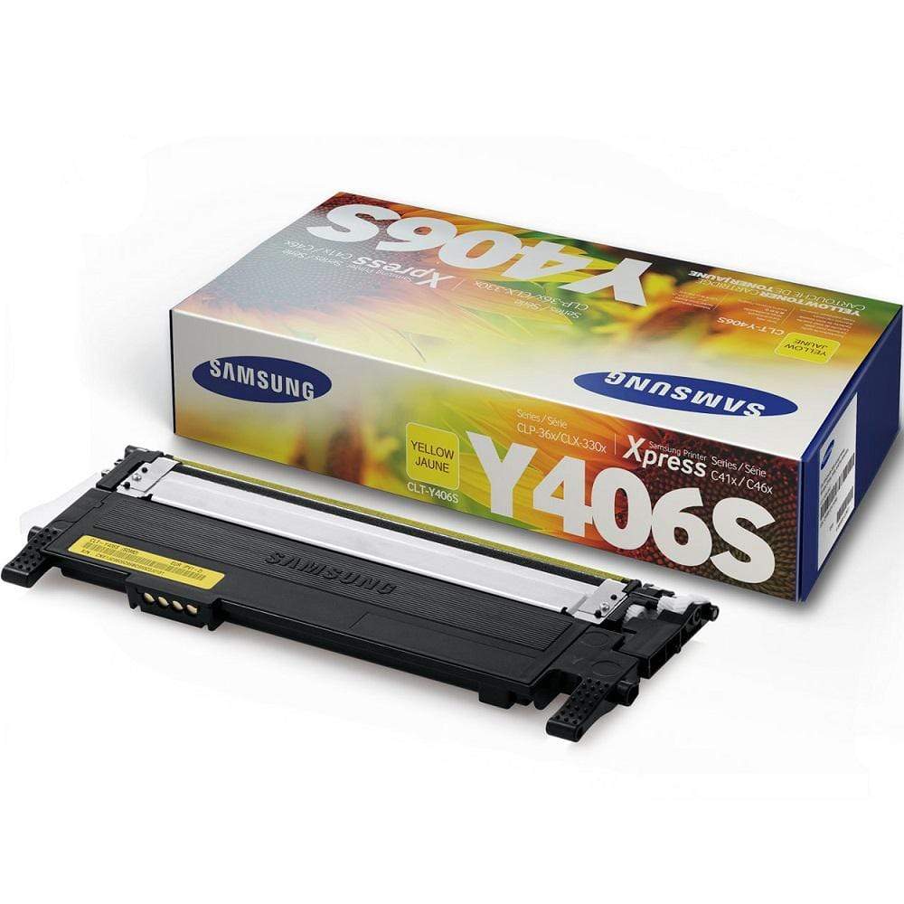 Samsung CLT-Y406S Yellow Toner Cartridge 1,000 Pages Original SU464A Single-pack - Image 3