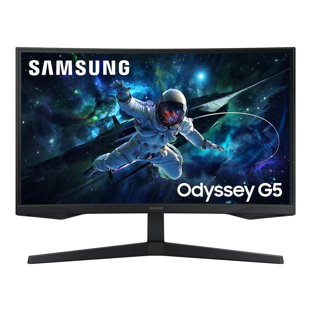 Samsung Odyssey G55C 27-inch 2560 x 1440p QHD 16:9 165Hz 1ms LED VA Curved Gaming Monitor LS27CG552EUXEN