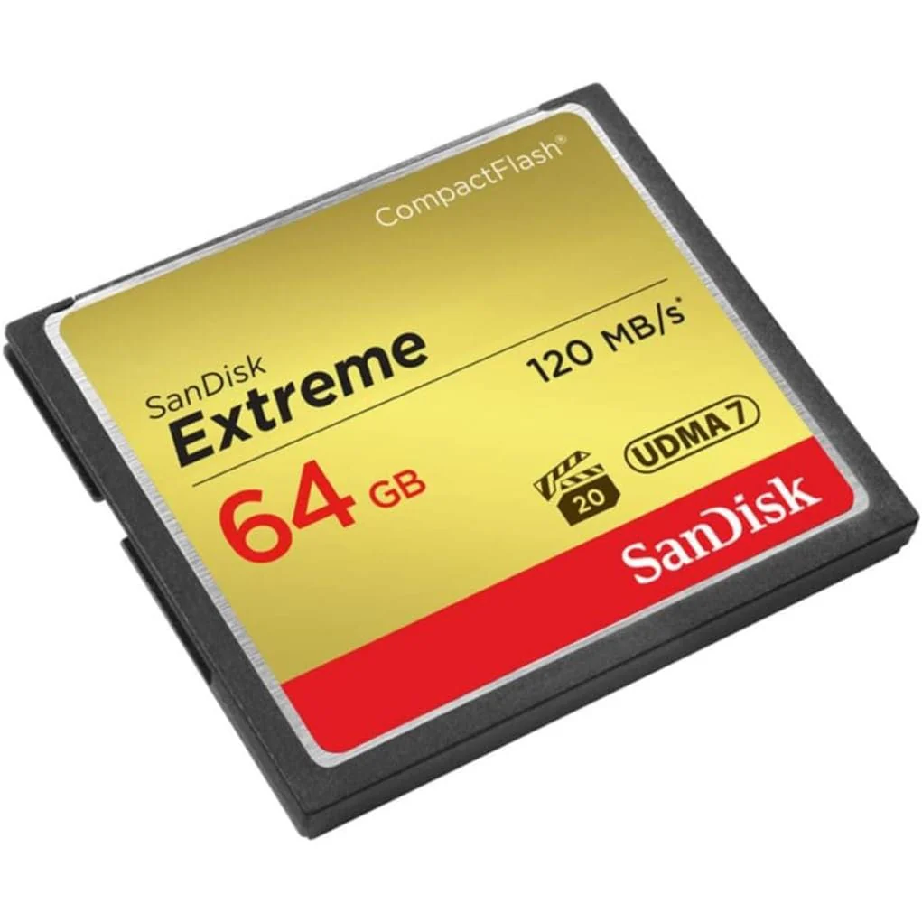 SanDisk Extreme 64GB CompactFlash Memory Card SDCFXSB-064G-G46 - Image 2