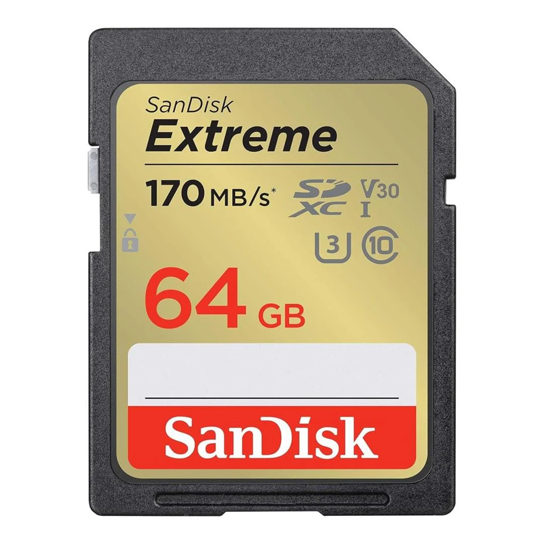 Sandisk Extreme 64GB SD UHS-I Memory Card SDSDXV2-064G-GNCIN