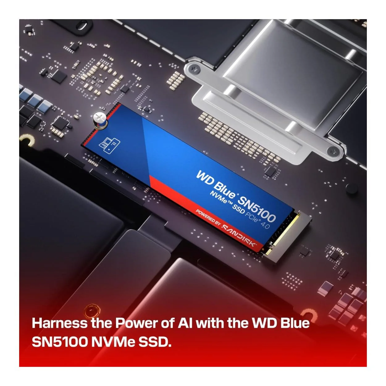 SanDisk WD Blue SN5100 M.2 2TB PCIe 4.0 NVMe Internal SSD WDS200T5B0E - Image 3