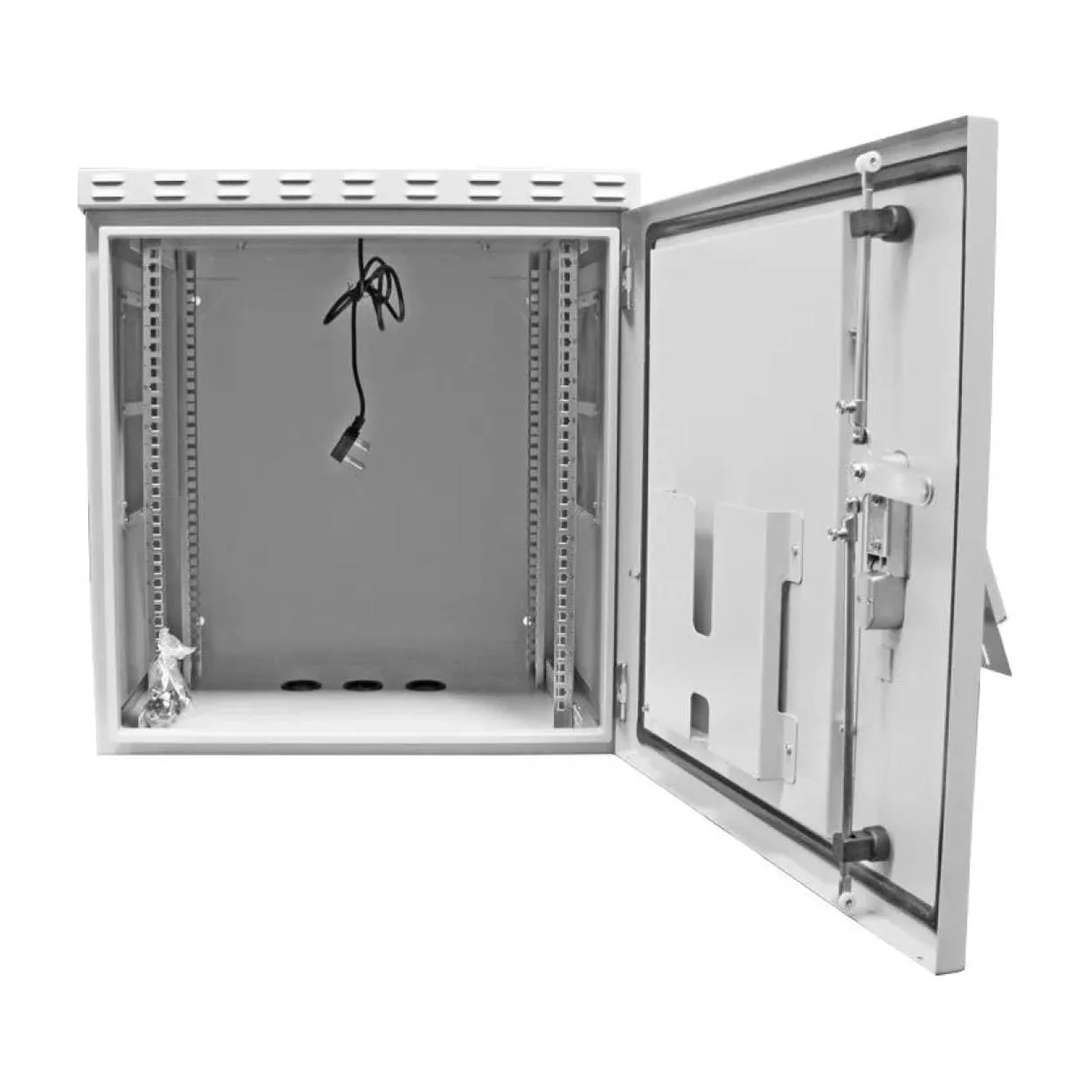 Scoop 12U 450mm Deep Outdoor Cabinet with 2 Fans CAB-12UO - Image 4