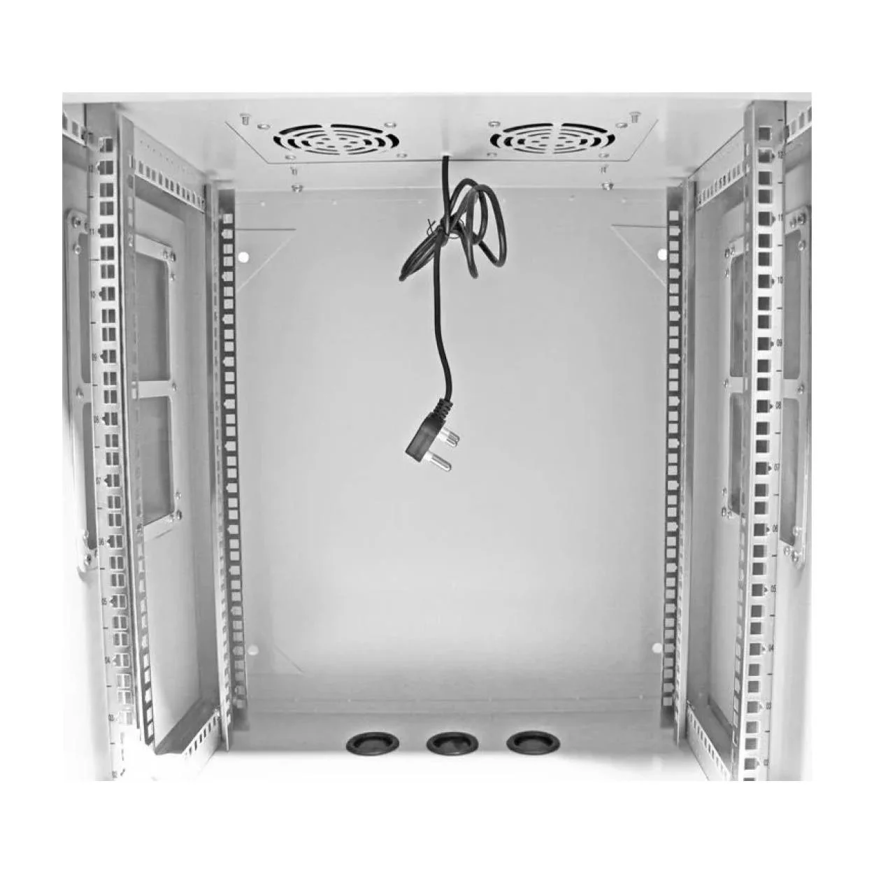 Scoop 12U 450mm Deep Outdoor Cabinet with 2 Fans CAB-12UO - Image 6