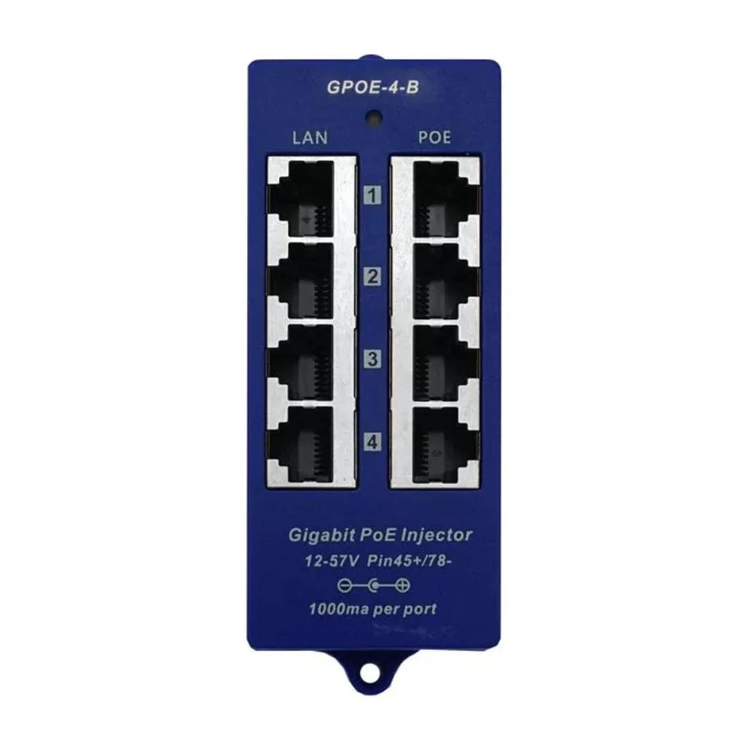 Scoop 4-port Gigabit Passive PoE Injector POE-4G