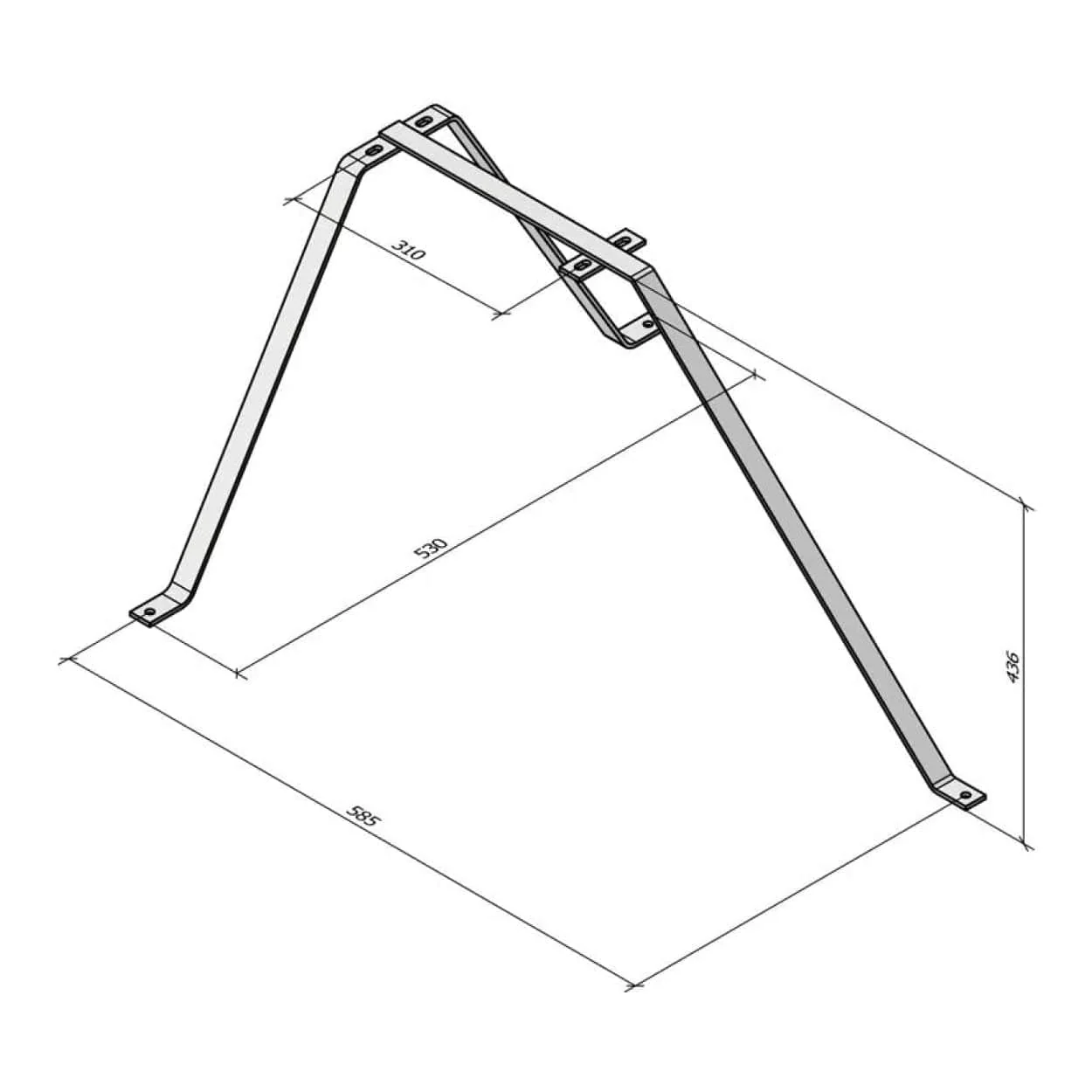 Scoop 47cm Tripod Bracket Wall Mount BRA-TL - Image 2