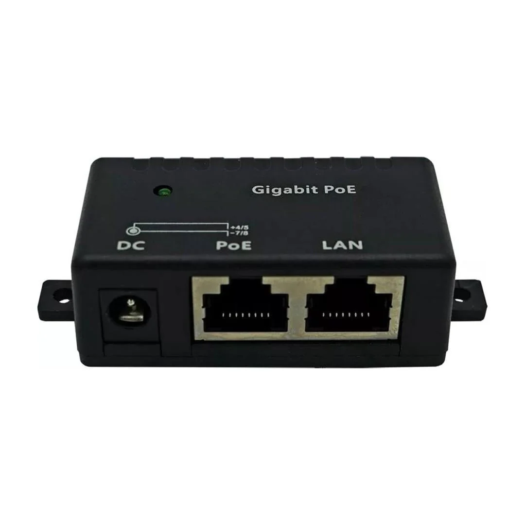 Scoop Single Port Gigabit Passive PoE Injector POE-GIG