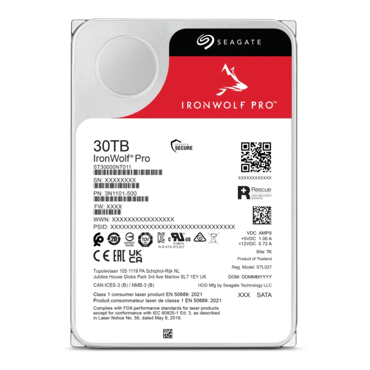 Seagate Ironwolf Pro 3.5-inch 30TB SATA Internal HDD ST30000NT011 - Image 4