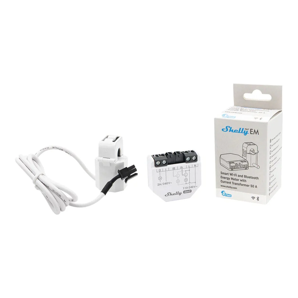 Shelly EM Gen3 50A Smart Single-phase Energy Meter - Image 2